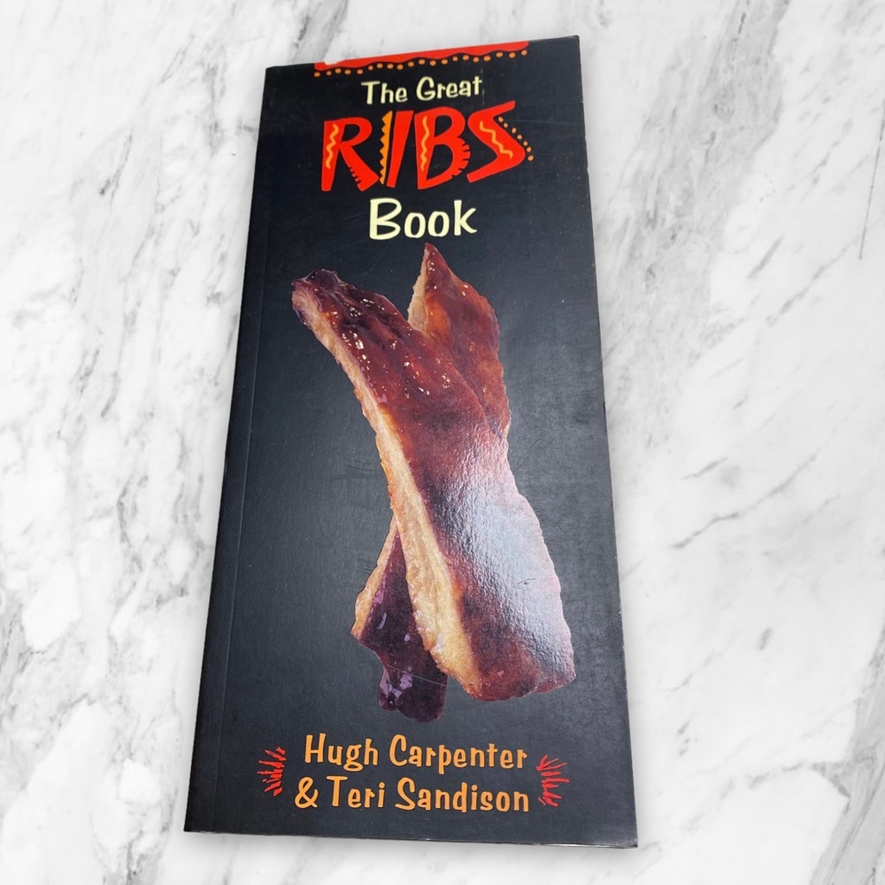 Book The Great Ribs Book Cookbook by Hugh Carpenter & Teri Sandison BBQ